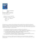 bioinformatics computing - bryan bergeron