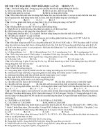 ĐỀ THI THỬ MÔN HÓA 2013 LẦN 23