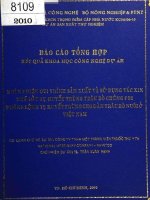 hoàn thiện quy trình sản xuất và sử dụng vắc xin nhũ dầu tụ huyết trùng trâu bò p52 phòng bệnh tụ huyết trùng cho đàn trâu bò nuôi ở việt nam