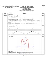 đáp án toán khối d thi thử trường thpt chuyên quảng bình