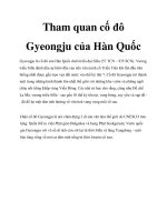 Tham quan cố đô Gyeongju của Hàn Quốc ppt