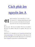 Cách phát âm nguyên âm A doc