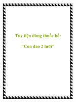 Tùy tiện dùng thuốc bổ: 