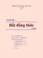 Tuyển tập bất đẳng thức