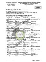 Đề thi - Đáp án môn Hóa - Tốt nghiệp THPT ( 2013 ) - Mã đề 152 pot