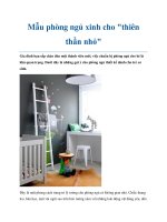 Mẫu phòng ngủ xinh cho 