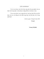 tác động của lạm phát đến sản xuất và thu nhập hộ nông dân trên địa bàn huyện gia lâm – hà nội