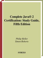 Complete java 2 certification study guide   phil heller