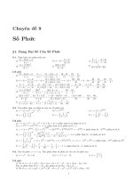 Số phức - Luyện thi ĐH (Có đáp án chi tiết)