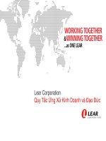 Quy Tắc Ứng Xử Kinh Doanh và Đạo Đức