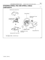 toyota rav4 1994-2000 supplemental restraint system - hệ thống tiện nghi trên xe toyota rav4 đời 1994-2000