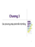 Chương 3 Các phương pháp phát triển hệ thống
