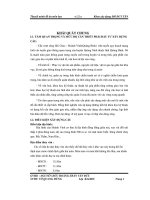 đồ án tầm quan trọng và mức độ cần thiết phải đầu tư xây dựng cầu