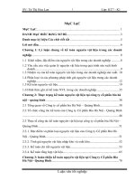 Thực trạng kế toán nguyên vật liệu tại công ty cổ phần bia hà nội – quảng bình