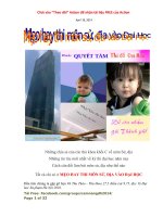 Mẹo hay thi môn sử, địa
