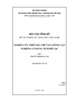 Nghiên cứu thiết kế, chế tạo goàng lật nghiêng có dung tích đến 2m3
