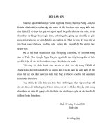 khảo sát vai trò phụ nữ trong nông nghiệp nông thôn tại xã quảng thái, huyện quảng điền,  tỉnh thừa thiên huế