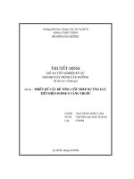 đồ án thiết kế cầu bê tông cốt thép dự ứng lực tiết diện super t căng trước