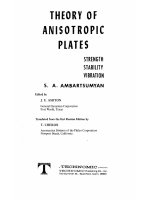 Ambartsumyan SA theory of anisotropic plates strength stability and vibrations