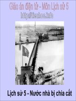 bài 21 nước nhà bị chia cắt