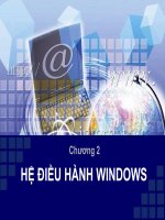 Tin học đại cương a chương 2 hệ điều hành windows