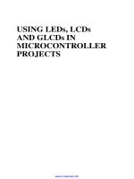 using  leds  lcds  and  glcds  in  microcontroller  projects