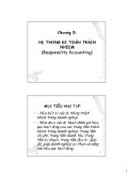 HỆ THỐNG KẾ TOÁN TRÁCH NHIỆM