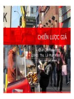 chiến lược giá