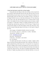 Báo cáo kiến tập về tiền mặt tại xí nghiệp chế biến lâm sản An Nhơn