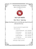 Vấn đề thanh khoản của hệ thống ngân hàng Việt Nam từ đầu năm 2012 tới nay