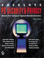Absolute PC security and privacy