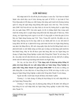 vận dụng một số phương pháp thống kê phân tích hoạt động tài trợ xuất nhập khẩu tại ngân hàng nông nghiệp và phát triển nông thôn thanh trì giai đoạn 2004-2008