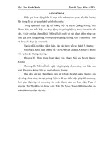 một số kiến nghị và giải pháp nhằm nâng cao hiệu quả hoạt động phòng nội vụ huyện quảng xương, tỉnh thanh hóa