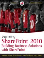 beginning  sharepoint  2010