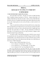 Báo cáo kiến tập chi phí sản xuất và giá thành sản phẩm tại công ty tnhh in Bình Định