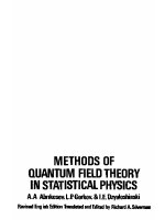 abrikosov, gor'kov, dzyaloshinskii. quantum field theoretical methods in statistical physics
