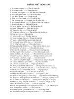 Thành ngữ tiếng Anh