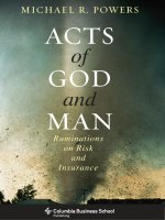 acts of god and man ruminations on risk and insurance