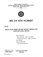 Phân tích thiết kế hệ thống thông tin tặng quà qua mạng