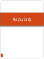 Khôi phục dữ liệu