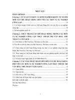 đổi mới cơ chế hoạt động đối với các đơn vị sự nghiệp công lập trực thuộc bộ văn hóa,thể thao và du lịch