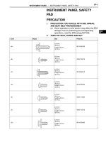 Toyota camry 2006 2011 instrument panel   hệ thống bảng điều khiển trên toyota camry đời 2006 2011