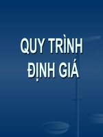 0  quy trình định giá