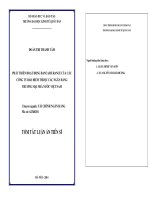 Phát triển hoạt động bancassurance của các công ty bảo hiểm thuộc các Ngân hàng Thương mại Nhà nước Việt Nam (2)