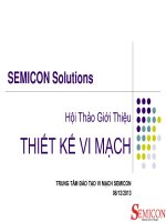 Hội thảo thiết kế vi mạch semicon