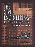 The civil engineering handbook  second edition - j.y. richard liew