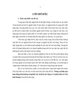 BẢN TÓM TẮT ĐỀ TÀI NÂNG CAO HIỆU QUẢ MARKTING - MIX TRONG LĨNH VỰC DU LỊCH TẠI CÔNG TY CỔ PHẦN ĐẦU TƯ TÂN ĐẠI DƯƠNG