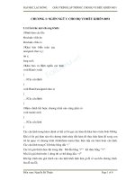 GIÁO TRÌNH LẬP TRÌNH C CHO HỌ VI ĐIỀU KHIỂN 8051