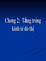 Slide môn kinh tế đô thị   tăng trưởng kinh tế đô thị