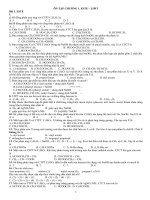 Câu hỏi 3 mức độ hóa Hữu cơ lớp 12